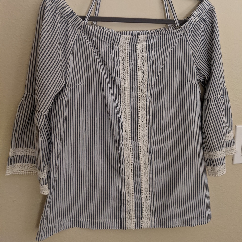 Stripped Off the Shoulder